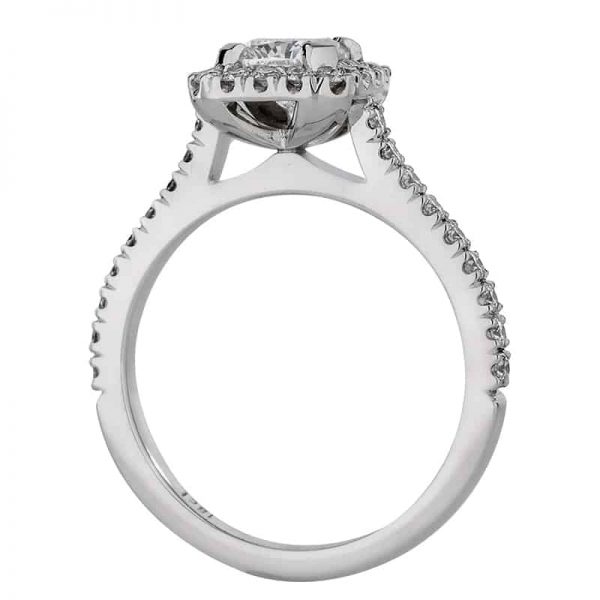 Custom Engagement Ring - Sydney CBD Halo Cushion