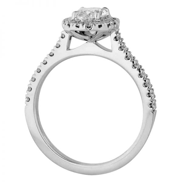 Custom Engagement Ring - Sydney CBD Halo Oval