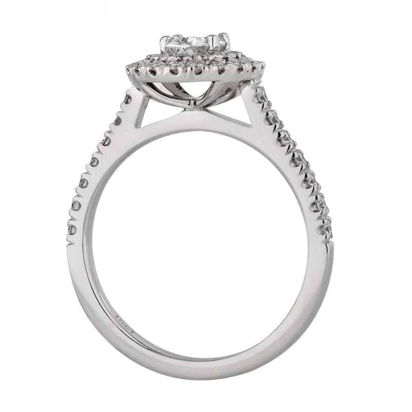 Custom Engagement Ring - Sydney CBD Halo Oval Double