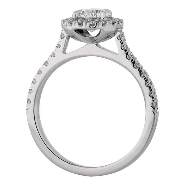 Custom Engagement Ring - Sydney CBD Halo Round